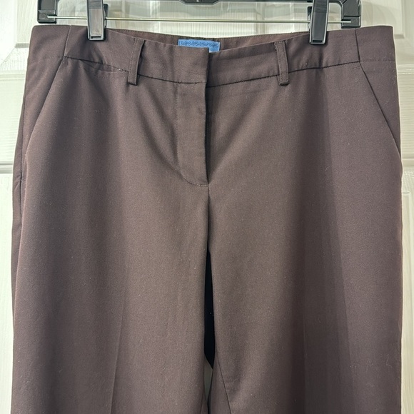 Simply Vera Wang brown slightly flared pants - Picture 2 of 6